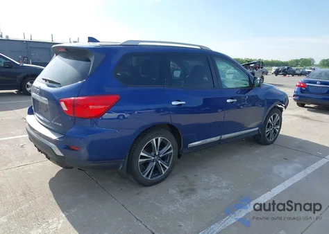 2019 Nissan Pathfinder Platinum z USA, uszkodzony, nr VIN 5N1DR2MN5KC583624